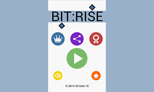 Bit:Rise title-screen Screenshot